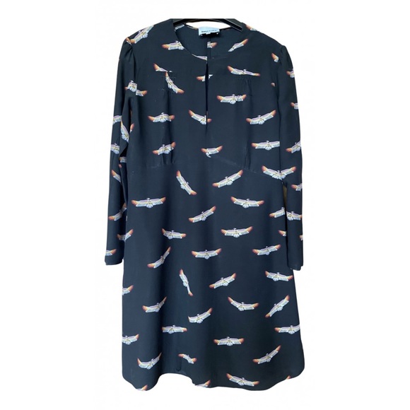 Bimba Y Lola Bird Print Dress - Picture 1 of 8